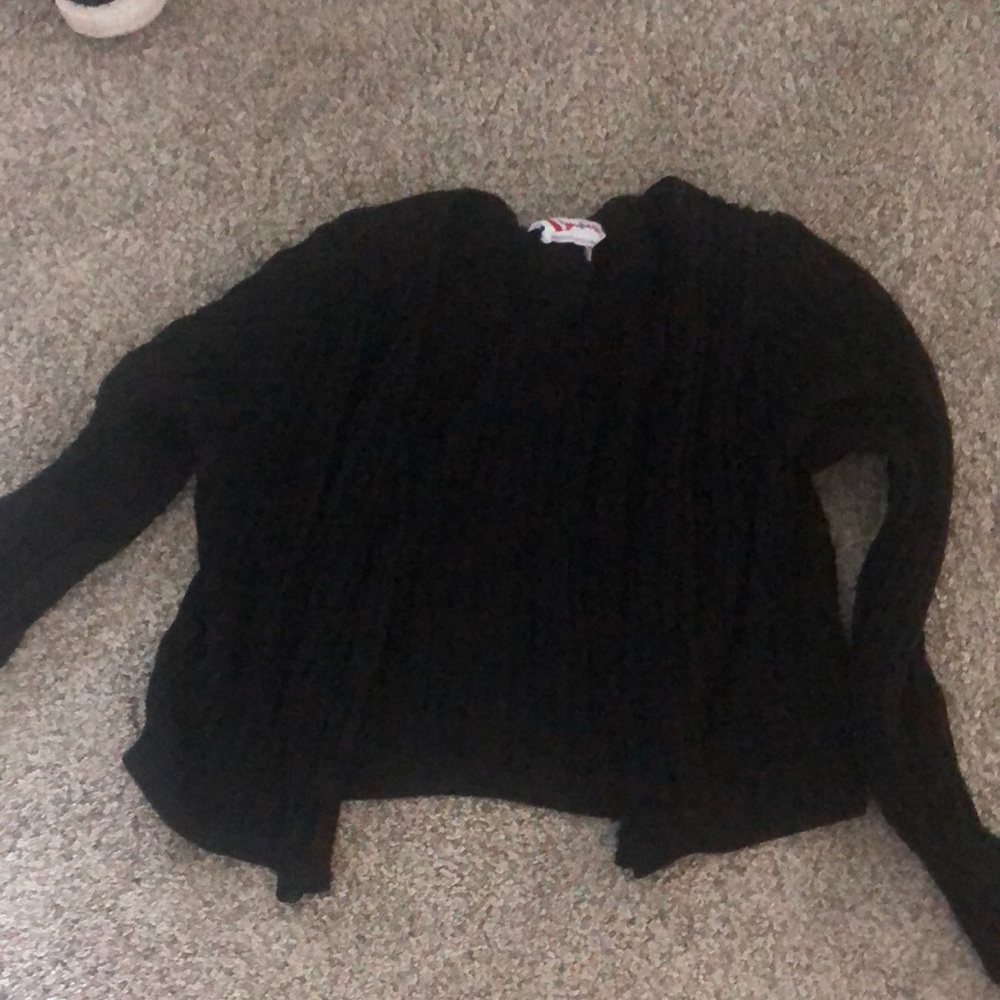 Long sleeve button up sweater